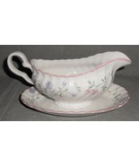 Johnson Brothers SUMMER CHINTZ PATTERN Gravy Boat w/Underplate ENGLAND  - $39.59