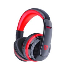 MX666 Over Ear Bass Stereo Bluetooth Headphone Wireless Headset Red - £25.86 GBP
