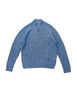 Lucky Brand Mens M Grey Henley Mock Neck Wool Blend Knit Pullover Sweater - €32,09 EUR