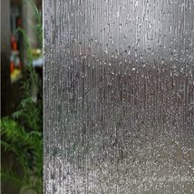 Rain Effect Privacy Window Film Sticker Stained Cling Glass Bathroom Dec... - $6.99+