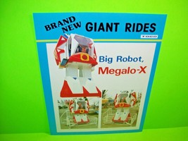 Togo GIANT Rides BIG Robot Megalo-X Vintage Promo Sale Flyer Kiddie Ride MegaBot - £27.29 GBP
