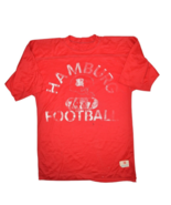 Vintage 70s Champion Jersey Mens M Red Mesh Football Practice Hamburg Sc... - £30.33 GBP