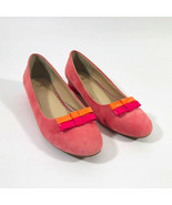 Rara Avis lWomen&#39;s Pink Suede Flats Size 7W - $19.79