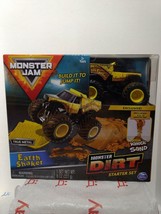 Monster Jam - Earth Shaker Monster Dirt Starter Set with Kinetic Sand - £11.75 GBP