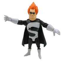 Disney Pixar The Incredibles SYNDROME Bright Orange Hair Action Figure 7.5&quot; - £10.12 GBP