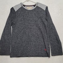 Tommy Bahama Sweatshirt Sz M Long Sleeve Pullover Gray Black - £14.93 GBP