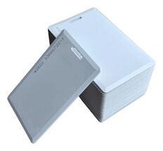 HID Compatible 125kHz 26-bit Proximity RFID Access Cards White PVC 25pcs - $917.86 MXN