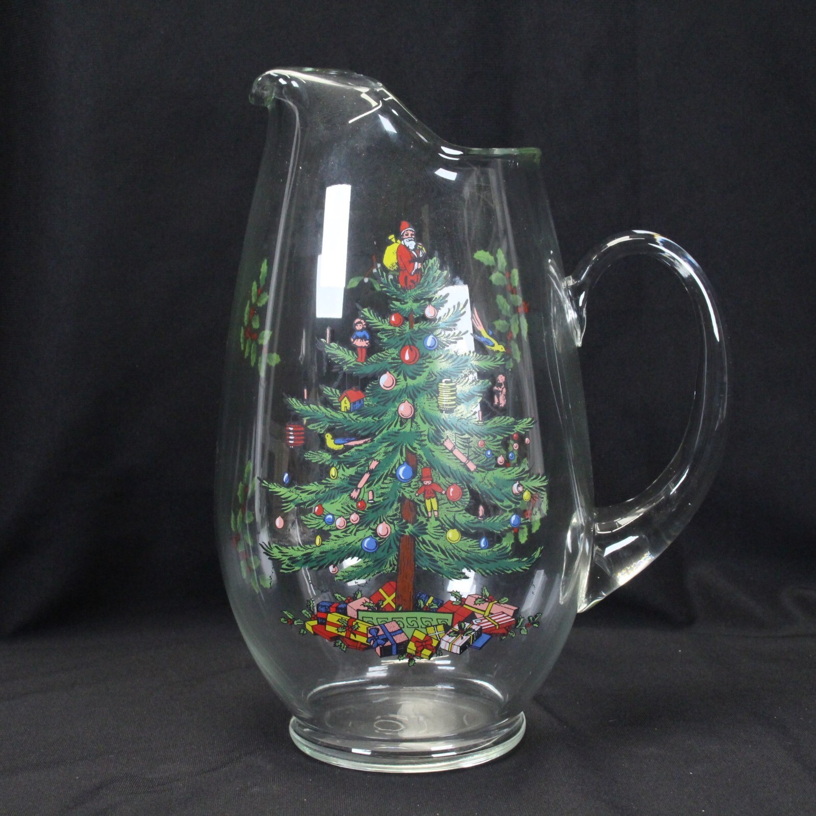 Spode Christmas Tree Water Pitcher 2 1/2 qts+  Xmas - $24.49