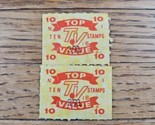 Top TV Value Stamps 10, 2 Stamps - $1.89