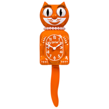 Festival Orange  Delight Lady Kit-Cat Klock (15.5″ high) Clock - $1,650.05 MXN