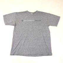 Dartmouth College Soccer Adidas Double Sided Men&#39;s Gray T-Shirt Size Large - $24.74