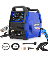 Aluminum 250A MIG Welder, Gas Mig/Flux Core Mig/Lift Tig/Stick/Spot Weld... - $484.50
