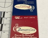 Front Strike Matchbook Cover. Seaman’s Cove  Restaurant ST Petersburg, F... - $12.38