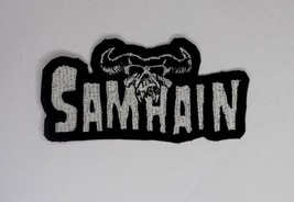 SAMHAIN Patch Small Iron/sew on Embroidered Misfits Danzig - £5.16 GBP