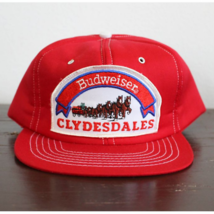 Vintage Budweiser Anheuser Busch BUD Beer Snapback Hat - £59.28 GBP