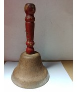 Metal School Bell with Wooden Handle - $8.50