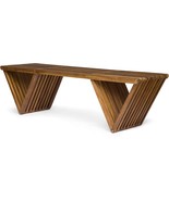 Christopher Knight Home 305722 Esme Outdoor Acacia Wood Bench, Teak Finish - £159.44 GBP