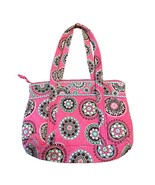 Vera Bradley double strap lg Bag Womens Pink Cupcakes Quilted Purse - $14.84