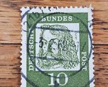 Germany Stamp Bund 10pf Used Circular Cancel 827B - $0.94