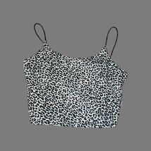 Blue Animal Print Cropped Top - $6.99