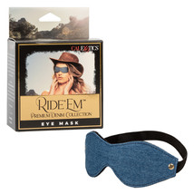 Ride &#39;Em Premium Denim Collection Eye Mask - £12.90 GBP