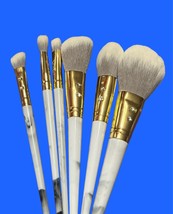 Slmissglam Marble &amp; Gold 6-piece Brush Set New In Package MSRP $72 - $44.54