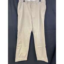 Broken in Khakis old Navy Men&#39;s Tan Pants Straight Size 34 x 34 SKU 4985 - $15.13