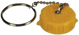 PROPANE TANK 1-3/4&quot; ACME FILL VALVE CAP WITH TETHER CHAIN FORKLIFT MOTOR... - £7.70 GBP