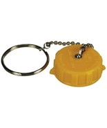 PROPANE TANK 1-3/4&quot; ACME FILL VALVE CAP WITH TETHER CHAIN FORKLIFT MOTOR... - $13.34 CAD