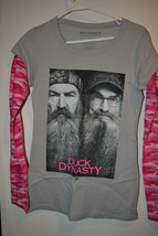 Duck Dynasty Womens Long Sleeve T Shirt Size M   L XL  NWT Phil &amp; Si Pink Camo  - £14.15 GBP