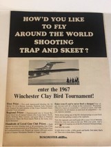 1967 Winchester Clay Bird Tournament Vintage Print Ad Advertisement pa13 - £4.68 GBP