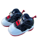 Nike Air Jordan Melo M 9 Toddlers Boys sz 4C 552663-001 Metallic White B... - £12.51 GBP