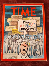 Time Magazine April 10 1978 Apr 4/10/78 Those Lawyers Charles Saxon - £7.76 GBP