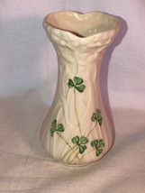 Pair Belleek Porcelain Bud Vases  Mint Ireland - £23.69 GBP