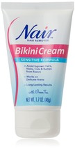 Nair Hair Remover Bikini Cream Sensitive 1.7 Ounce (50ml) (2 Pack) - £19.98 GBP
