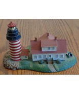 West Quoddy Lighthouse.- Danbury Mint Historic American Lighthouse Figur... - $40.60 CAD
