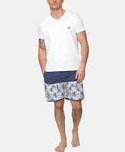 Coast Clothing Co Men&#39;s Marker Palm Swim Trunks in Blue/White-Size XL - $535.04 MXN