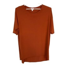 Lularoe Womens Dress Tunic Size XL Burnt Orange Short Sleeve Simply Comfortable - £18.09 GBP