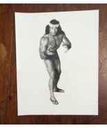 VTG 1980s WWF Jimmy Superfly Snuka 8X10 B&amp;W Wrestling Photograph Picture... - $14.50