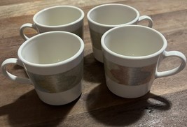 4 Corning Mirage Patten Tea Coffee Mugs Southwest Desert Native Print USA - $15.00