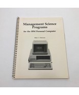 Management Science Programs for the IBM Personal Computer 1986 - €84,07 EUR