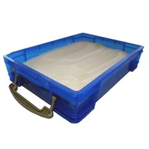 Small 4 Liter Portable Sand Tray With Lid - £30.62 GBP