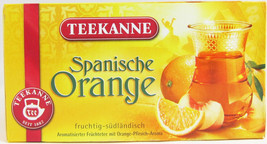 Teekanne SPANISH ORANGE Tea - 20 tea bags- Made in Germany FREE SHIPPING - $9.36