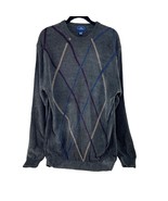 Dockers Men&#39;s Crewneck Pullover Argyle/Diamond Sweater Size L Brown Soft - $13.56 CAD