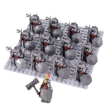 LOTR Erebor Mountain Dwarves Heavy Sliver Army 13 Custom Minifigure Set B - £14.67 GBP