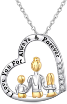 Mothers Day Gifts for Mom Wife, 925 Sterling Silver Jewelry Engraved Always My M - £44.04 GBP