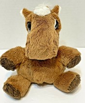 Unipak Small Plush Stuffed Horse Brown and White 6 Inches - £9.90 GBP
