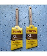 (2) Purdy XL-Glide Nylon/Polyester Medium Stiff Paint Brush 3” - $557.61 MXN