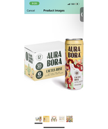 Aura Bora Cactus Herbal Sparkling Energy Drink Pack of 12 - $786.11 MXN