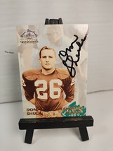 Don Shula Signed 1994 Ted Williams Football Chalkboard Legends Card Autographed  - £23.03 GBP